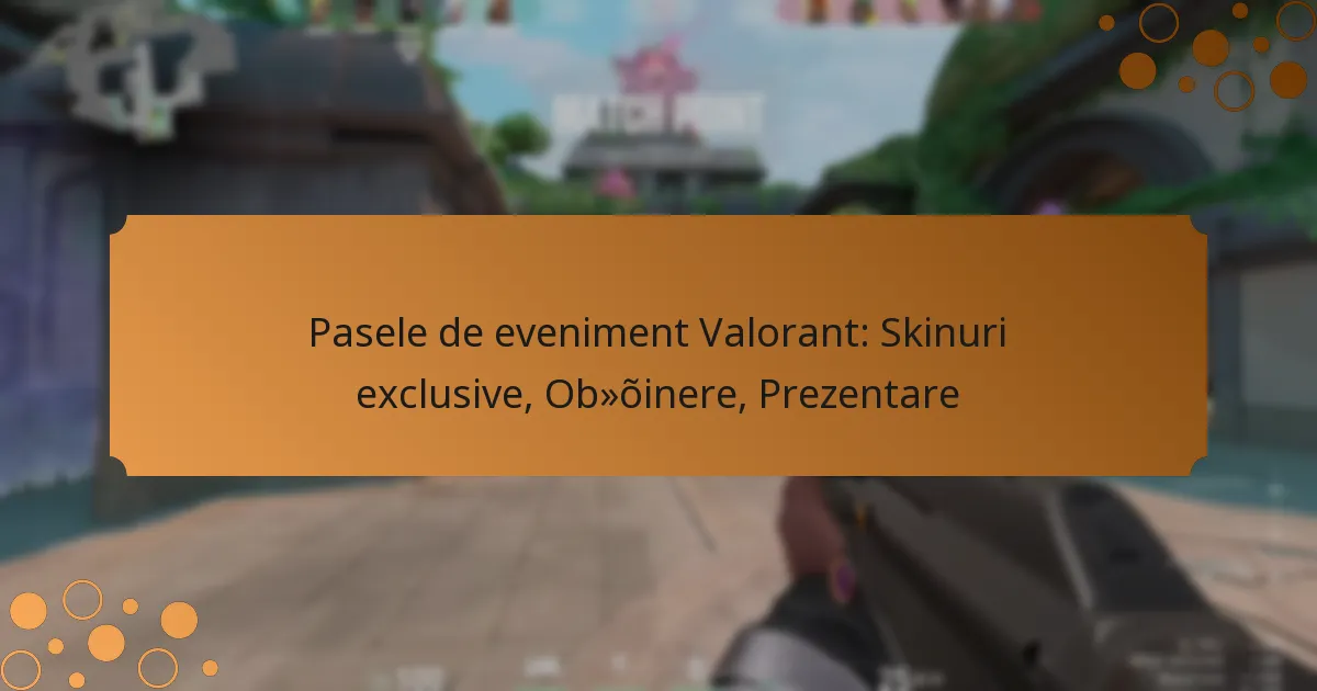 Pasele de eveniment Valorant: Skinuri exclusive, Obținere, Prezentare